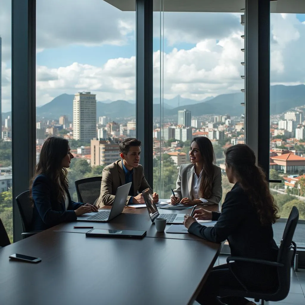 Equipo de consultores financieros en Bogotá